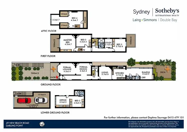 Floorplan of Homely house listing, 49 New Beach Road, Darling Point NSW 2027