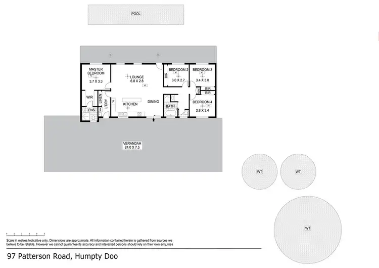 Floorplan of Homely house listing, 97 Patterson Road, Humpty Doo NT 836