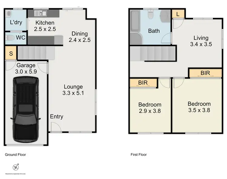 Floorplan of Homely townhouse listing, 22/2 Charlotte Road, Rooty Hill NSW 2766