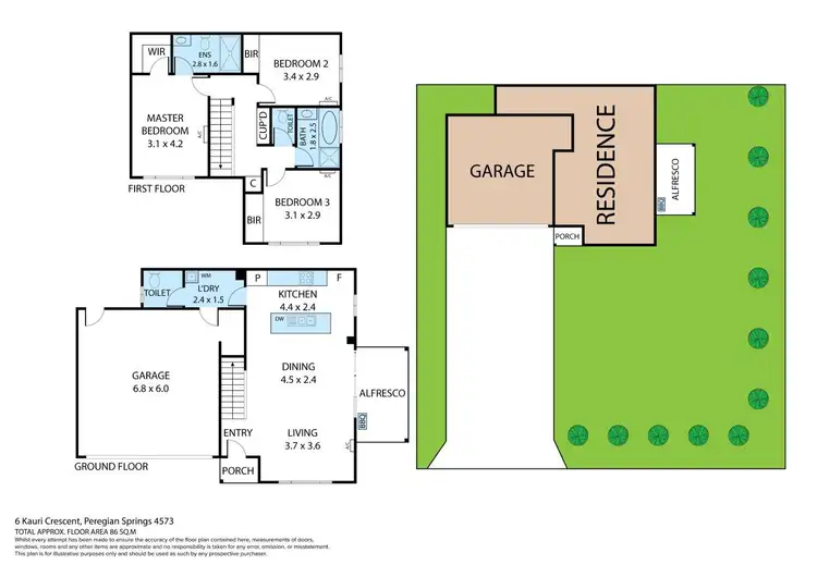 Floorplan of Homely house listing, 1/44 Kauri Crescent, Peregian Springs QLD 4573