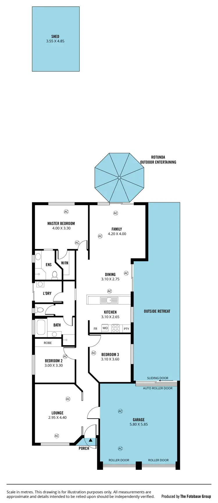 Floorplan of Homely house listing, 4 Sunderland crescent, Seaford SA 5169