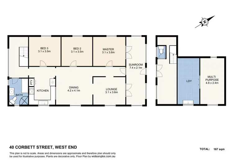 Floorplan of Homely house listing, 40 Corbett Street, West End QLD 4101