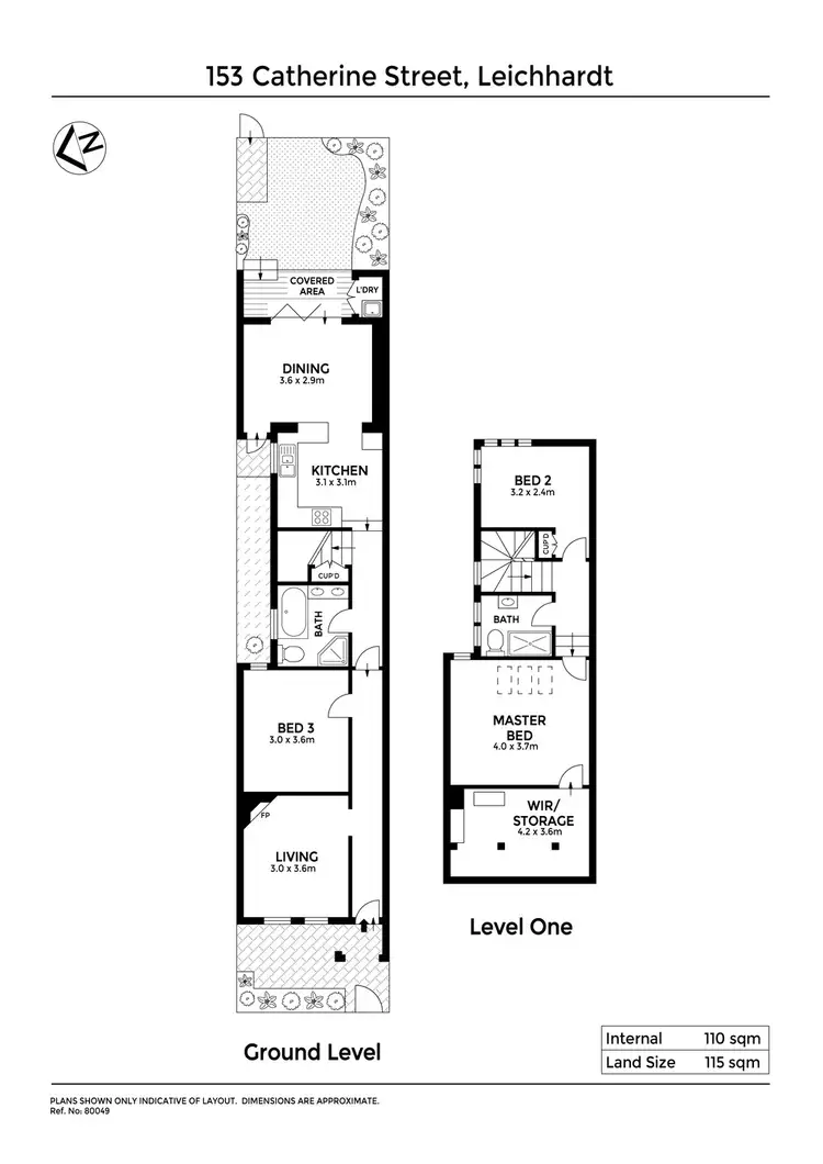 Floorplan of Homely house listing, 153 Catherine Street, Leichhardt NSW 2040