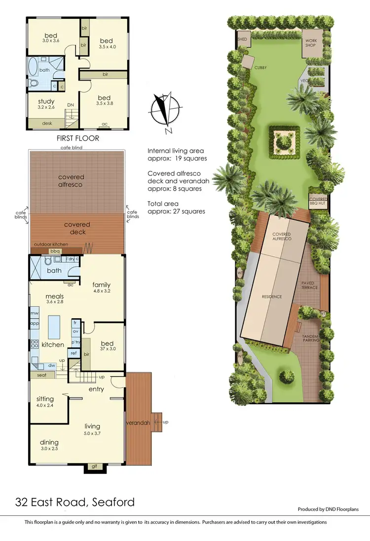 Floorplan of Homely house listing, 32 East Road, Seaford VIC 3198