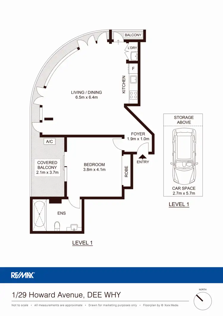 Floorplan of Homely unit listing, 1/29 Howard Ave, Dee Why NSW 2099