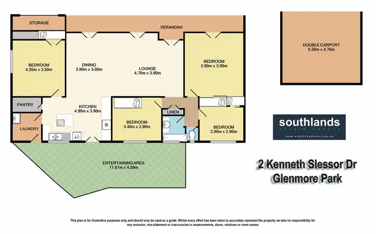 Floorplan of Homely house listing, 2 Kenneth Slessor Drive, Glenmore Park NSW 2745
