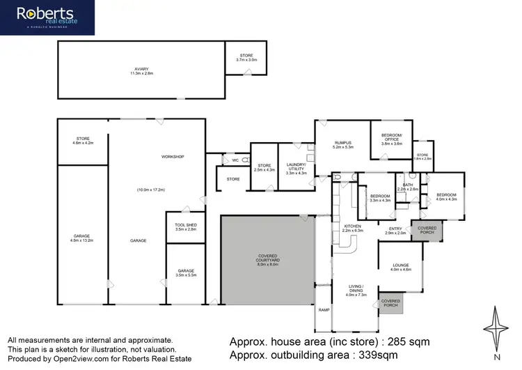 Floorplan of Homely house listing, 2 Glen Gala Road, Cranbrook TAS 7190