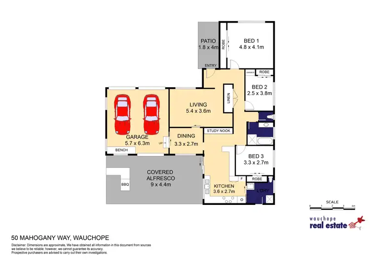 Floorplan of Homely house listing, 50 Mahogany Way, Wauchope NSW 2446