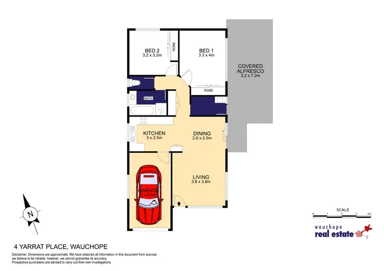 Floorplan of Homely house listing, 4 Yarrat Place, Wauchope NSW 2446
