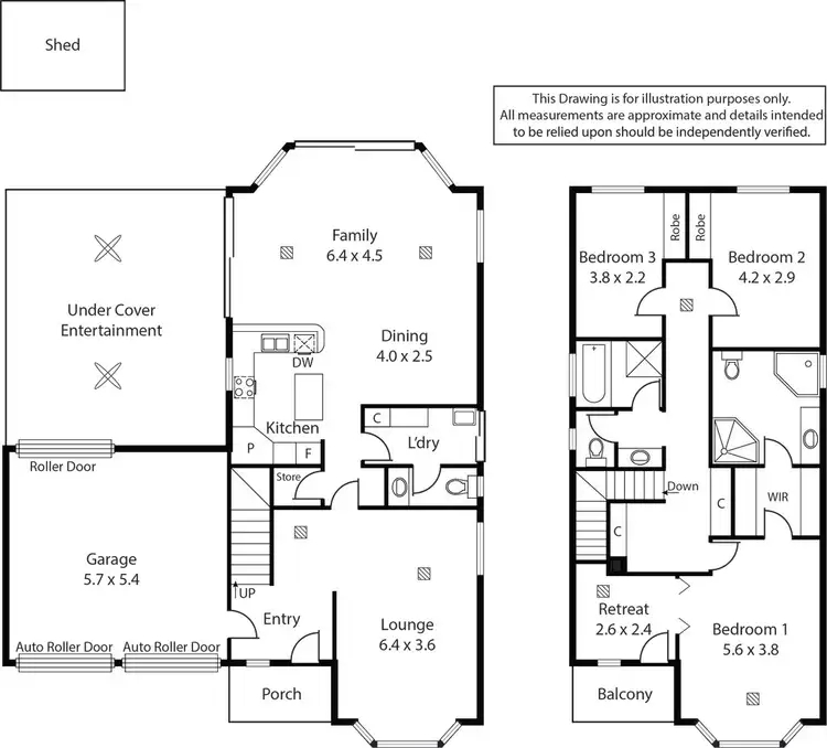Floorplan of Homely house listing, 14 Domain Commons, Highbury SA 5089