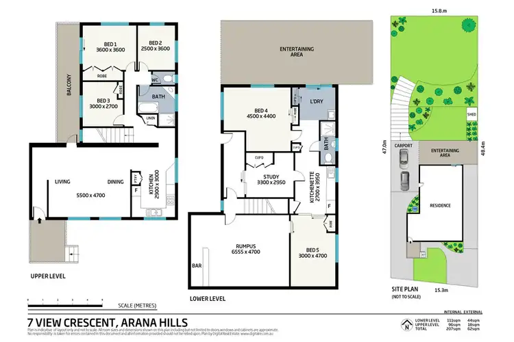 Floorplan of Homely house listing, 7 View Crescent, Arana Hills QLD 4054