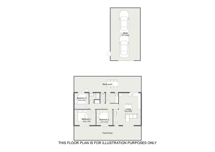 Floorplan of Homely house listing, 7 WATSON AVENUE, Lucindale SA 5272
