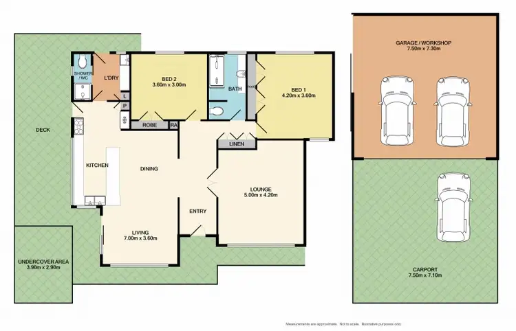 Floorplan of Homely house listing, 24 Parkview Parade, Benalla VIC 3672