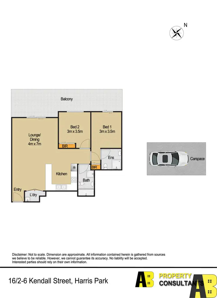 Floorplan of Homely unit listing, 16/2-6 Kendall St, Harris Park NSW 2150