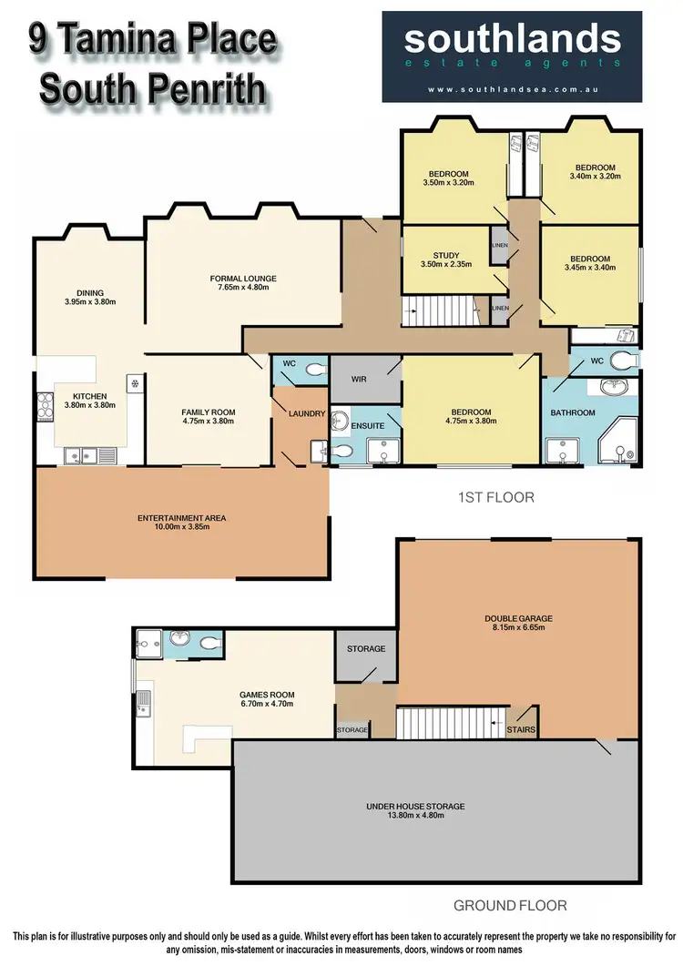 Floorplan of Homely house listing, 9 Tamina Place, South Penrith NSW 2750
