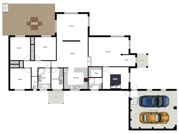 Floorplan of Homely house listing, 14 Firestone Way, Wodonga VIC 3690
