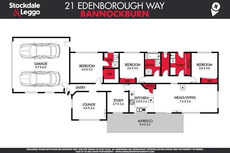 Floorplan of Homely house listing, 21 Edenborough Way, Bannockburn VIC 3331