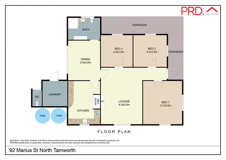 Floorplan of Homely house listing, 92 Marius Street, Tamworth NSW 2340