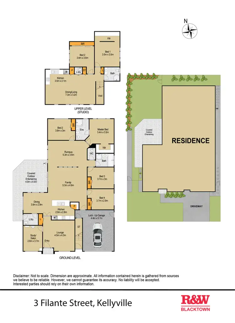 Floorplan of Homely house listing, 3 Filante Street, Kellyville Ridge NSW 2155