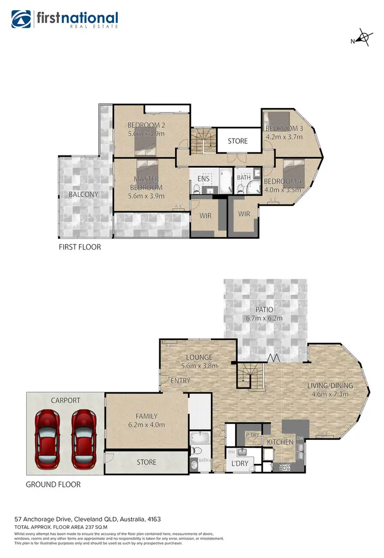 Floorplan of Homely house listing, 57 Anchorage Drive, Raby Bay QLD 4163