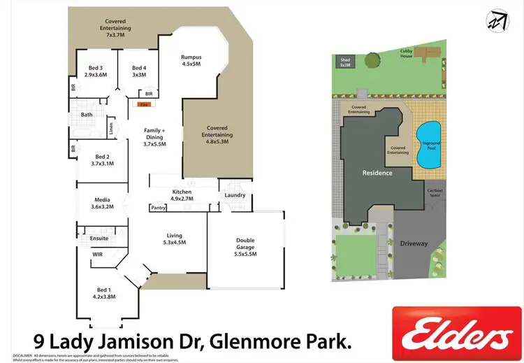 Floorplan of Homely house listing, 9 Lady Jamison Drive, Glenmore Park NSW 2745