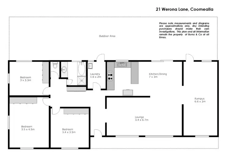 Floorplan of Homely house listing, 21 Werona Lane, Coomealla NSW 2717