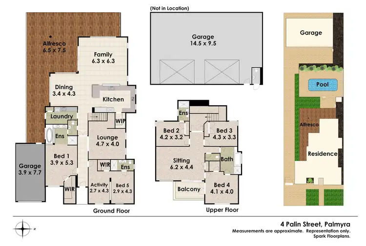 Floorplan of Homely house listing, 4 Palin Street, Palmyra WA 6157