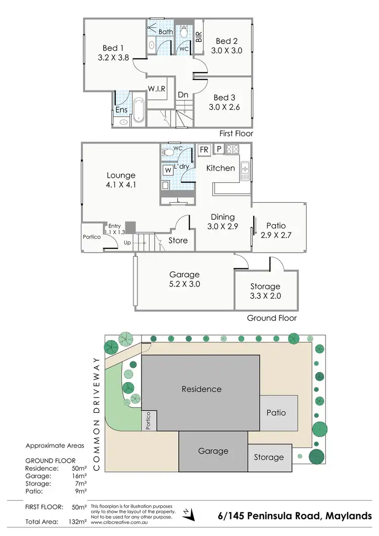 Floorplan of Homely townhouse listing, 6/145 Peninsula Road, Maylands WA 6051