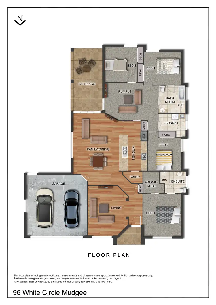 Floorplan of Homely house listing, 96 White Circle, Mudgee NSW 2850