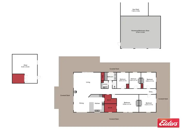 Floorplan of Homely rural property listing, 124 ROYS ROAD, Budgeree VIC 3870