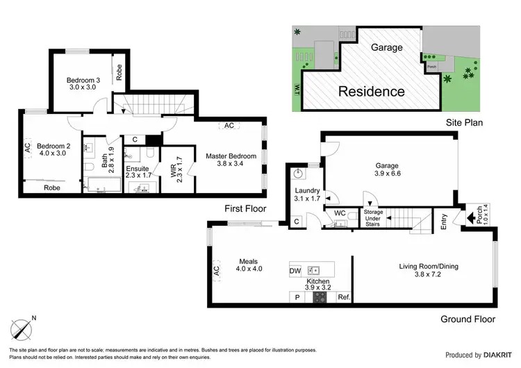 Floorplan of Homely townhouse listing, 4 Ibrox Street, Mulgrave VIC 3170