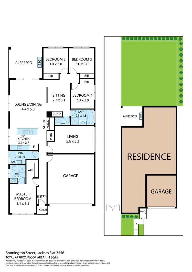 Floorplan of Homely house listing, 7 Bonnington Street, Jackass Flat VIC 3556