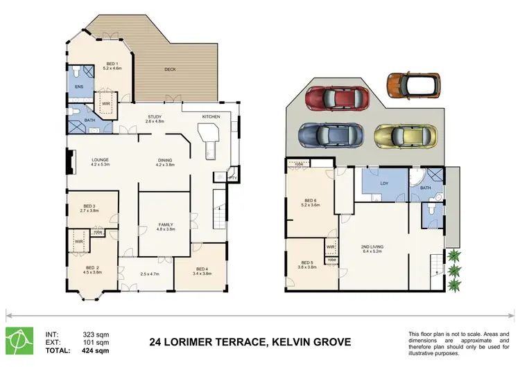 Floorplan of Homely house listing, 24 Lorimer Terrace, Kelvin Grove QLD 4059