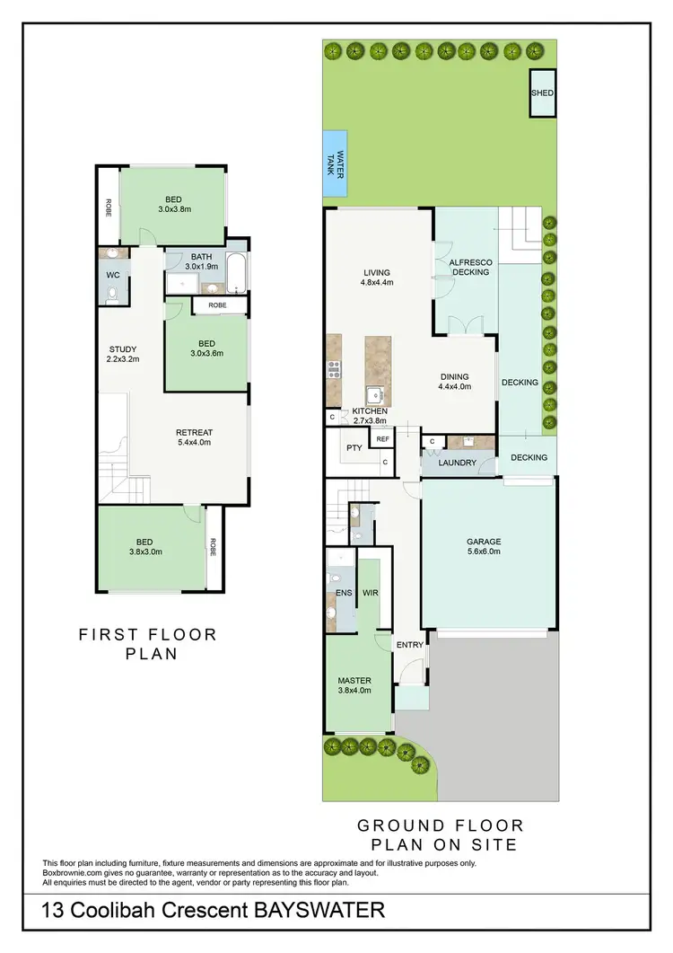 Floorplan of Homely house listing, 13B Coolibah Crescent, Bayswater VIC 3153