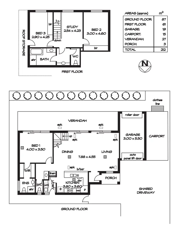Floorplan of Homely house listing, 28B Tennyson Avenue, Kurralta Park SA 5037