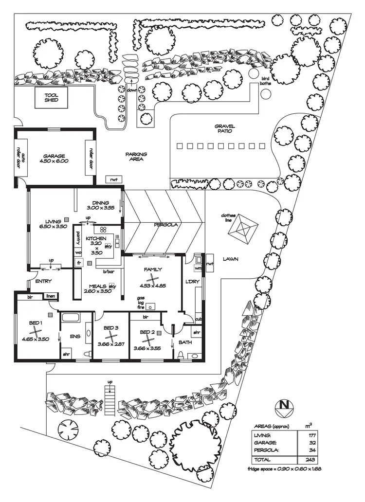 Floorplan of Homely house listing, 41 Thornton Drive, Greenwith SA 5125
