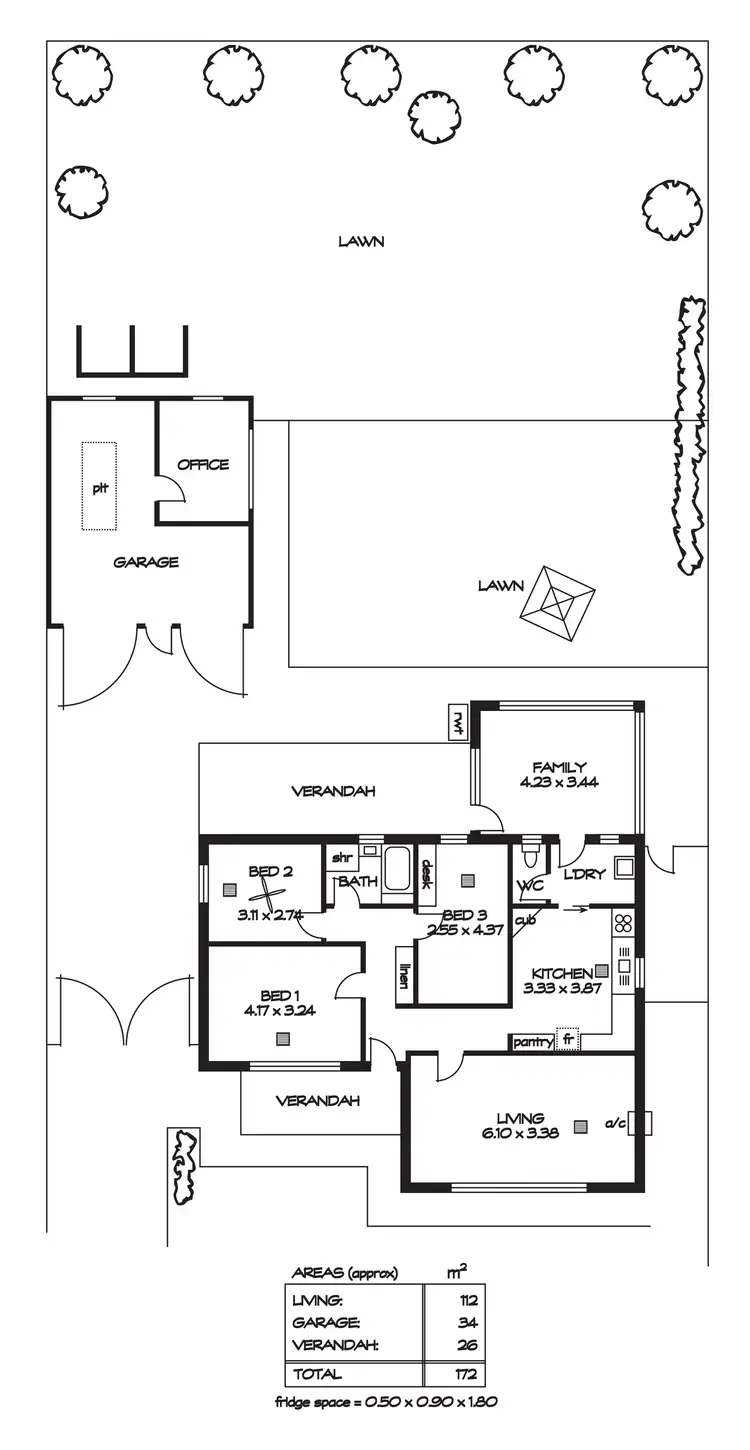 Floorplan of Homely house listing, 13 Orana Street, Gepps Cross SA 5094