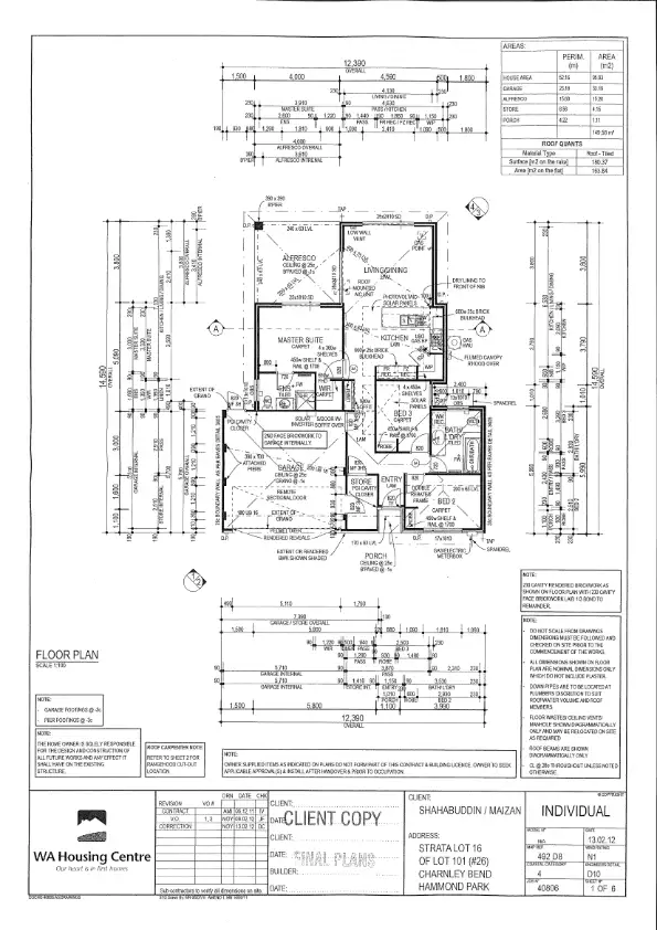 Floorplan of Homely house listing, 16-26 Charnley Bend, Success WA 6164