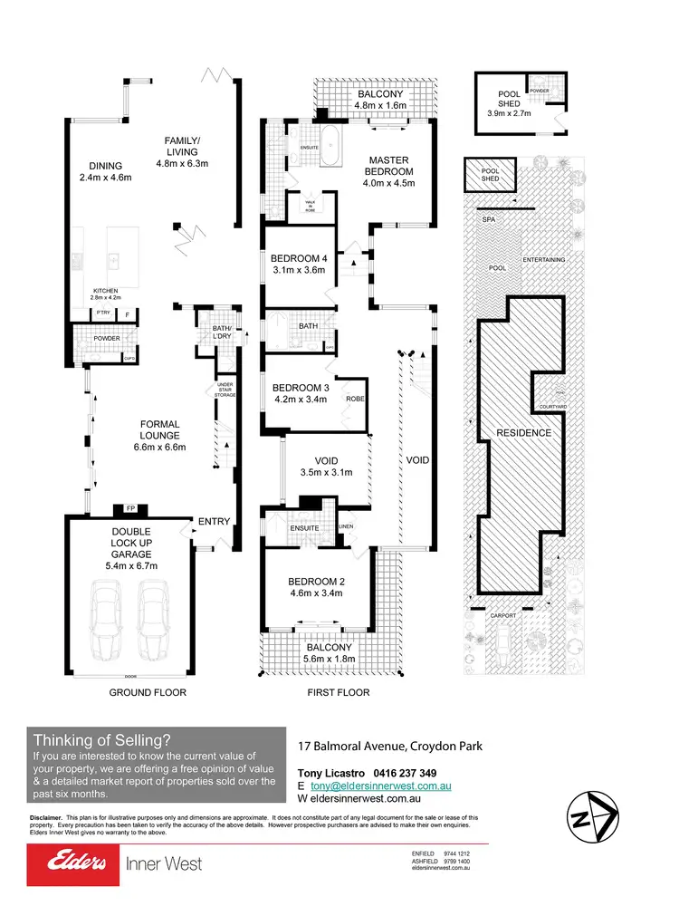 Floorplan of Homely house listing, 17 Balmoral Avenue, Croydon Park NSW 2133