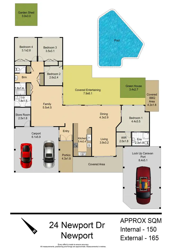 Floorplan of Homely house listing, 24 Newport Dr, Newport QLD 4020