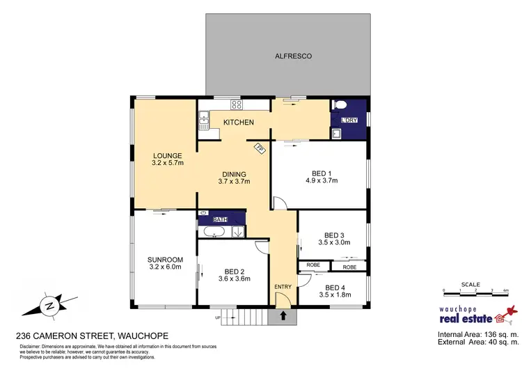 Floorplan of Homely house listing, 236 Cameron Street, Wauchope NSW 2446