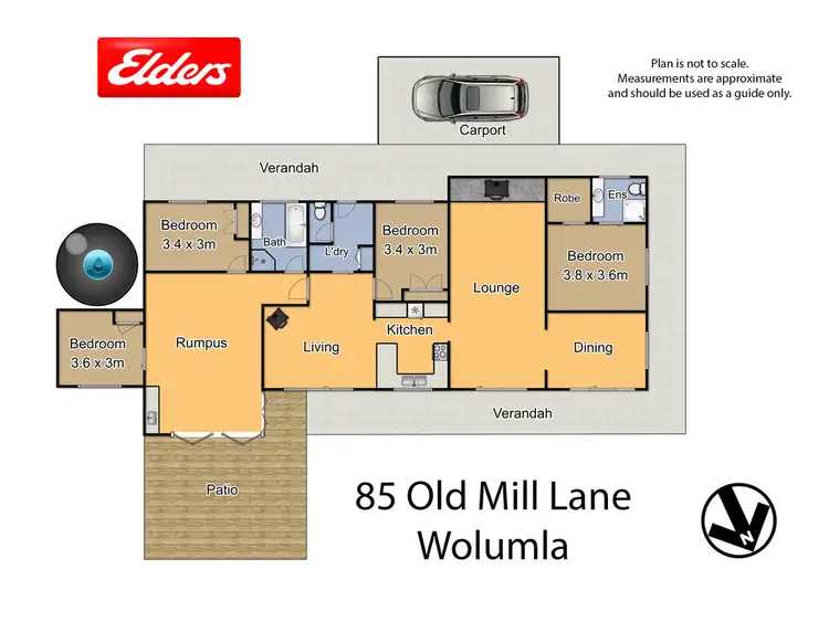 Floorplan of Homely rural property listing, 85 Old Mill Lane, Wolumla NSW 2550