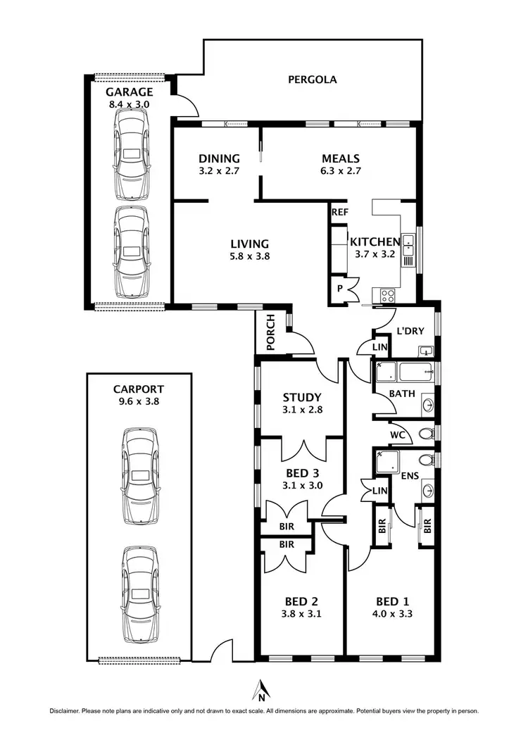 Floorplan of Homely house listing, 80 Dianne Avenue, Craigieburn VIC 3064