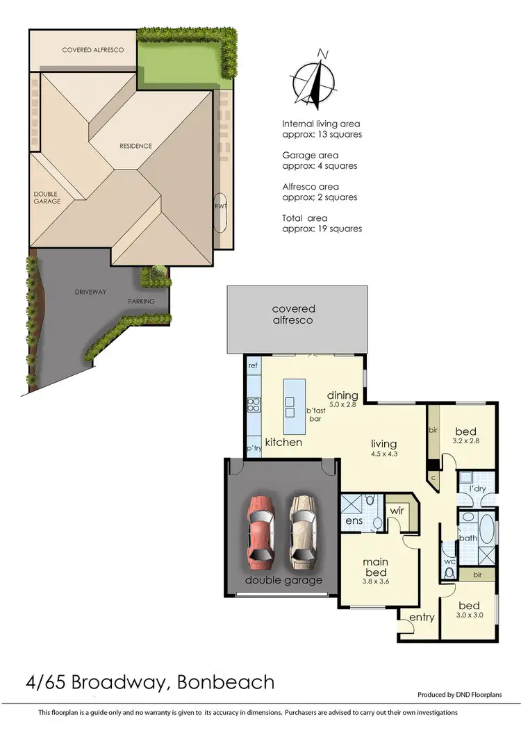 Floorplan of Homely townhouse listing, 4/65 Broadway, Bonbeach VIC 3196