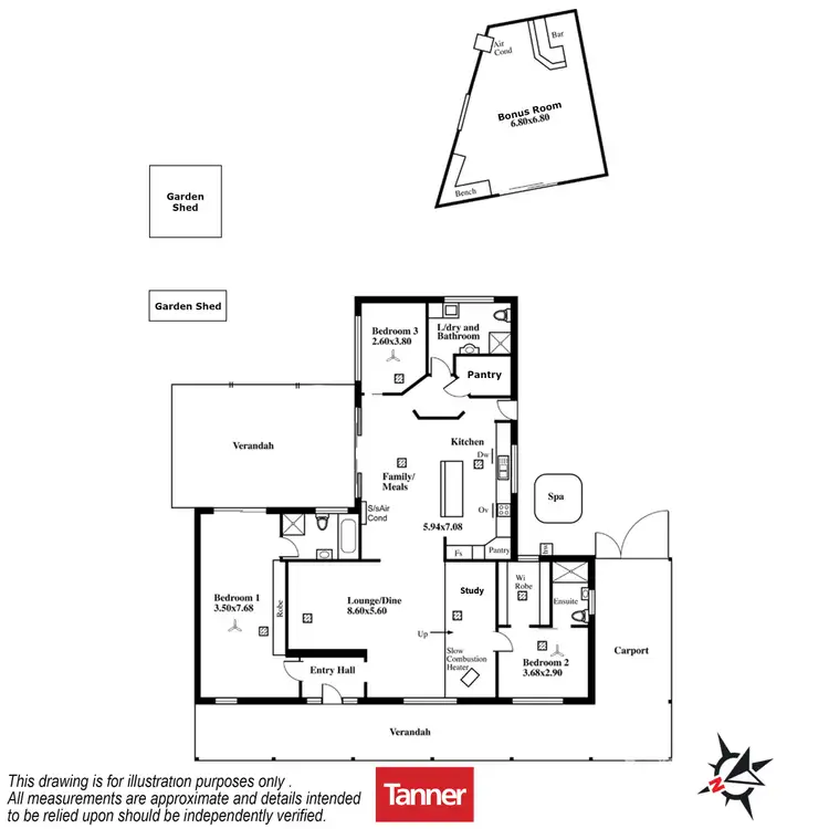 Floorplan of Homely house listing, 16 Stirling Avenue, Sellicks Beach SA 5174