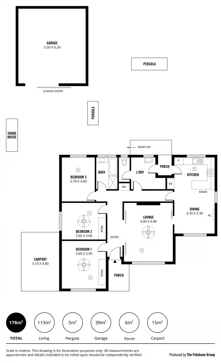 Floorplan of Homely house listing, 4 Lang Street, Highbury SA 5089