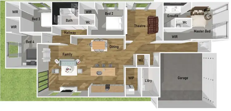 Floorplan of Homely house listing, 24 Graphite Crescent, Wollert VIC 3750