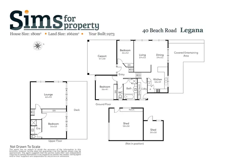 Floorplan of Homely house listing, 40 Beach Road, Legana TAS 7277