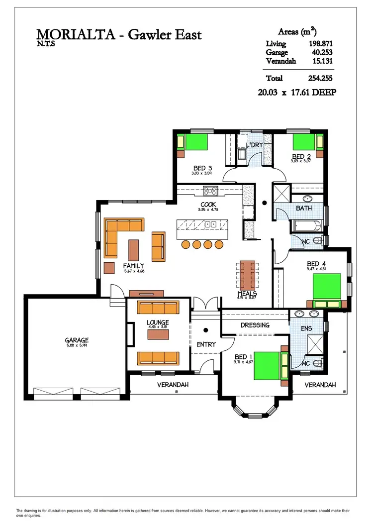 Floorplan of Homely house listing, 13 Easton Drive, Gawler East SA 5118