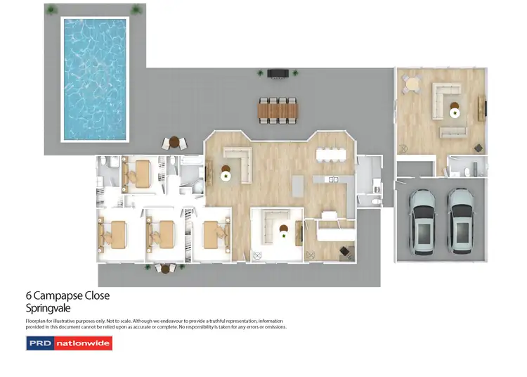 Floorplan of Homely house listing, 6 Campaspe Close, Springvale NSW 2650